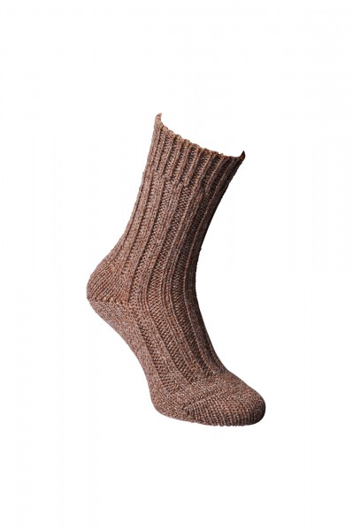 Fellhof Calzini Unisex In Alpaca E Lana – Marrone, Taglia 43-46, Morbidi E Caldi