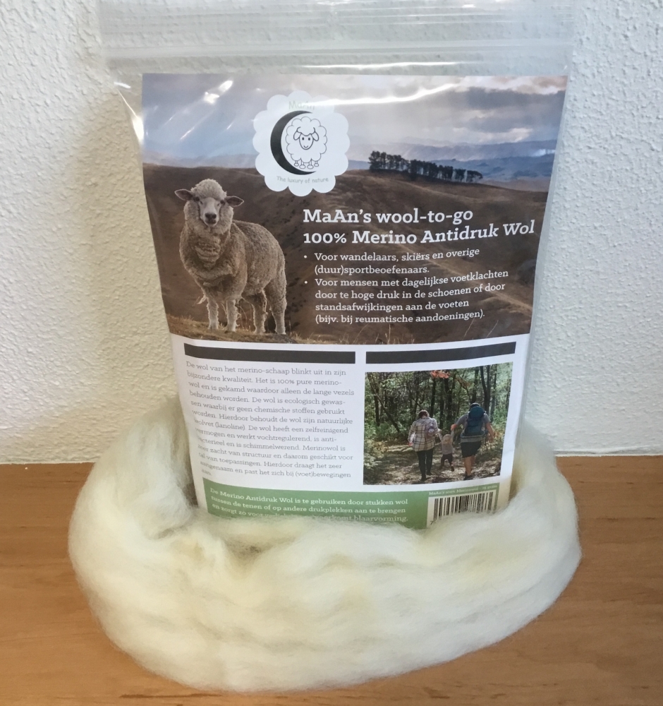 Wool-to-go 100% Merino Antidruk Wol in verschillende hoeveelheden