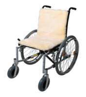 100% lamswollen rolstoel-inleg van Fellhof